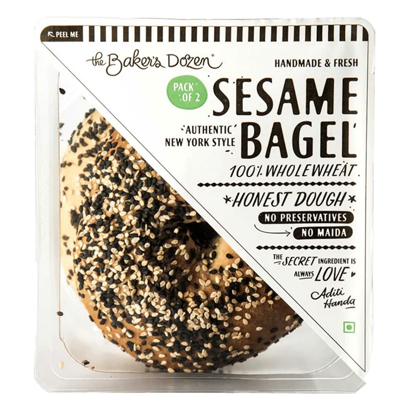 The Baker's Dozen Sesame Bagel - Wholewheat