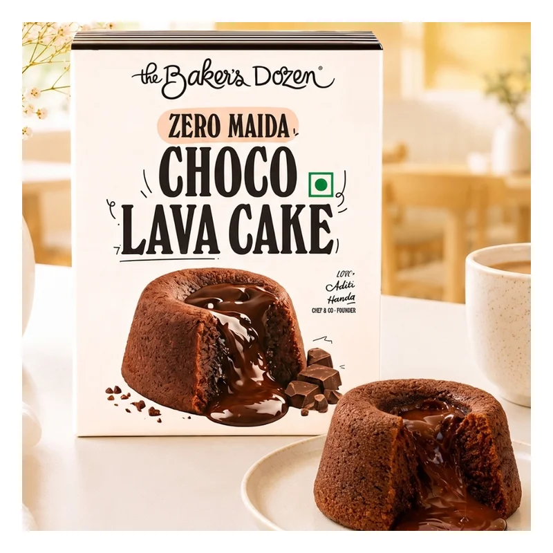 The Baker's Dozen Zero Maida Choco Lava Cake