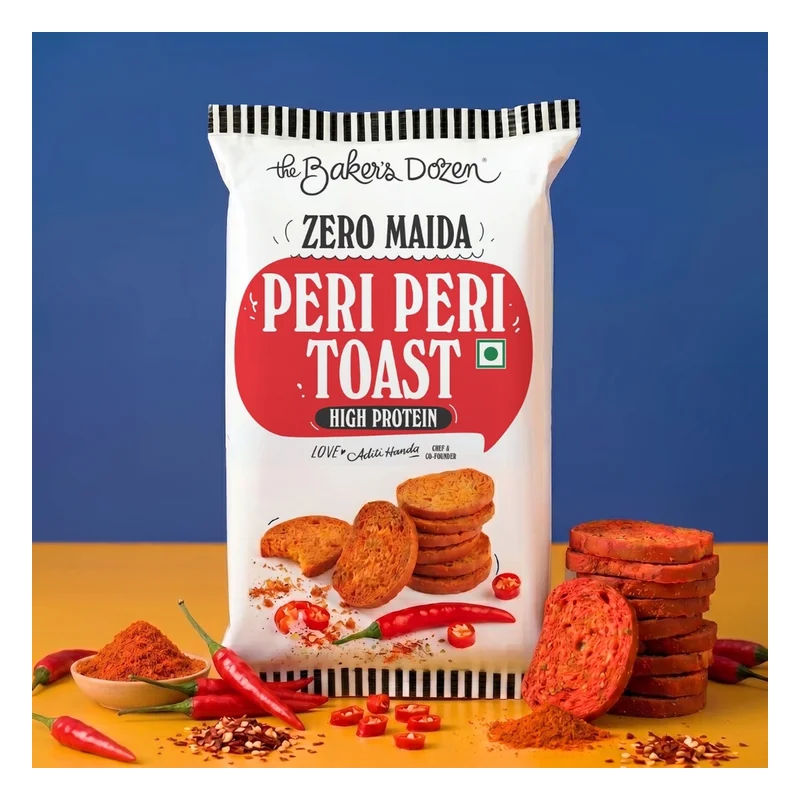 The Baker's Dozen Zero Maida Peri Peri Toast