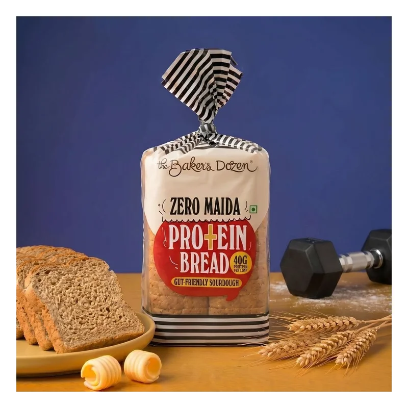 The Baker's Dozen Zero Maida Protein Bread