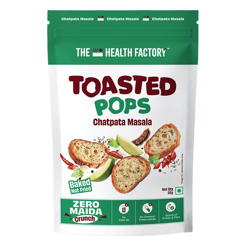 The Health Factory Chatpata Masala Toasted Pops