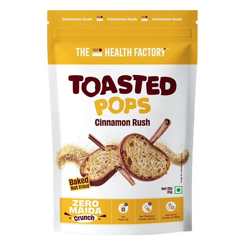 The Health Factory Cinnamon Rush Toasted Pops
