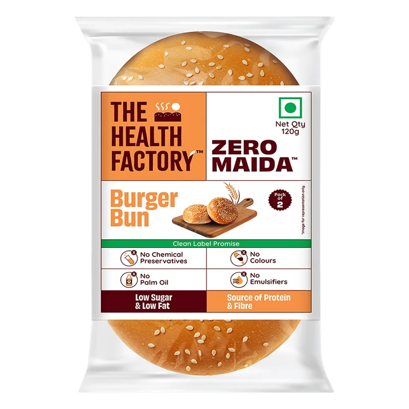 The Health Factory Zero Maida Burger Bun