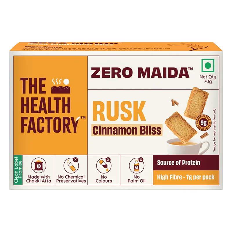 The Health Factory Zero Maida Cinnamon Bliss Rusk