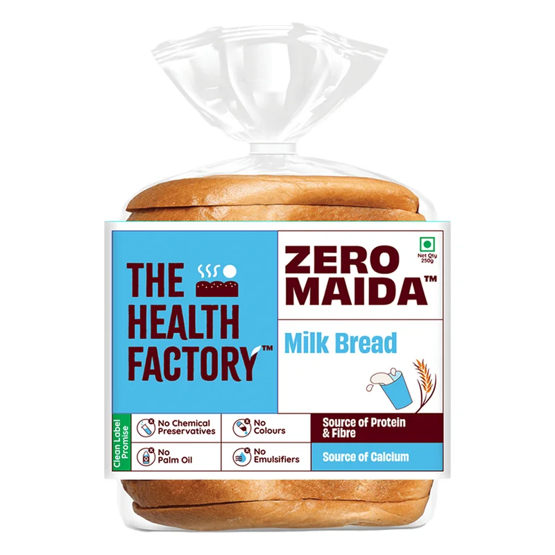 The Health Factory Zero Maida Milk Bread