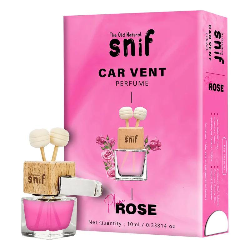 The Old Natural Snif Car Vent Perfume - Rose