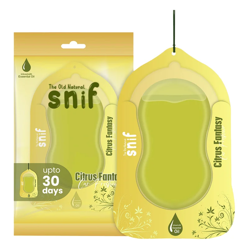 The Old Natural Snif Hanging Car Freshener - Citrus Fantasy