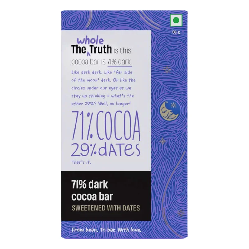 The Whole Truth 71% Dark Cocoa Bar