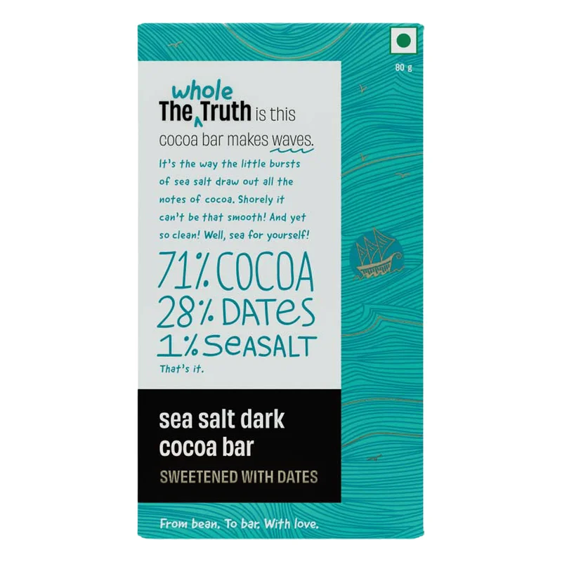 The Whole Truth Sea Salt Dark Cocoa Bar