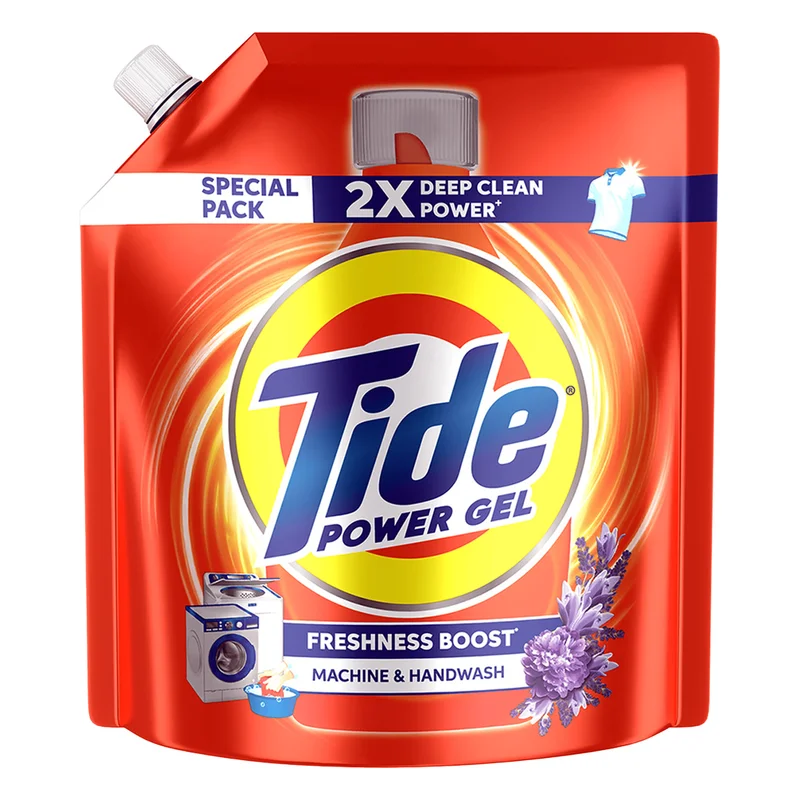 Tide Power Gel Freshness Boost Liquid Detergent - Machine & Hand Wash