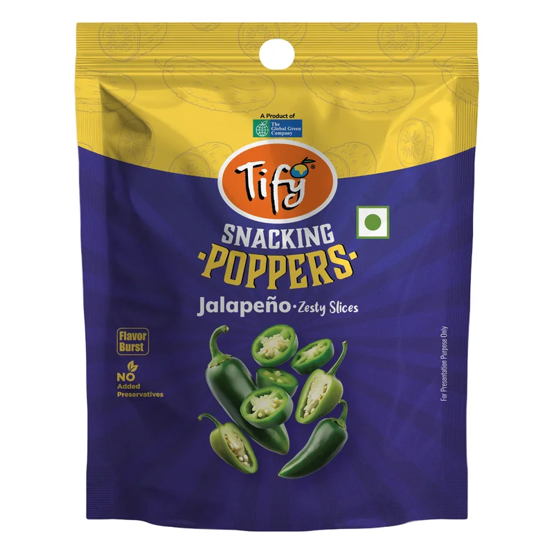 Tify Snacking Poppers Jalapeno Zesty Slices