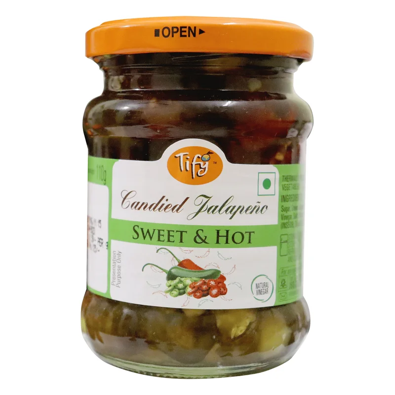 Tify Sweet & Hot Candied Jalapenos