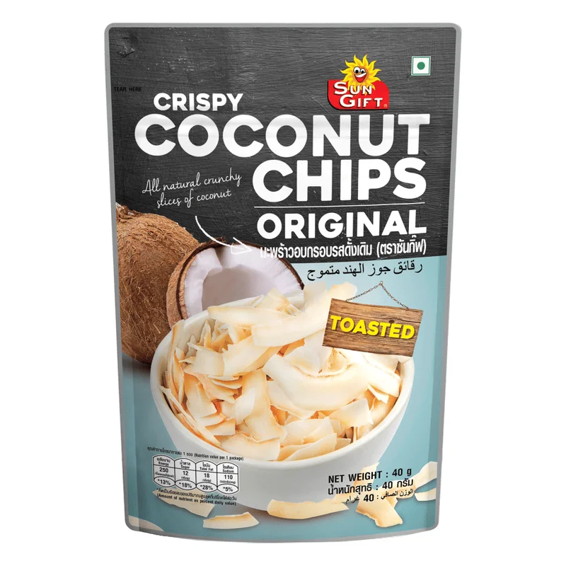 Tong Garden Toasted Crispy Coconut Chips - Original