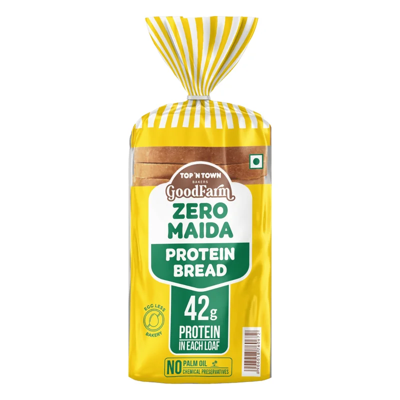 Top 'N Town Zero Maida Protein Bread - Eggless