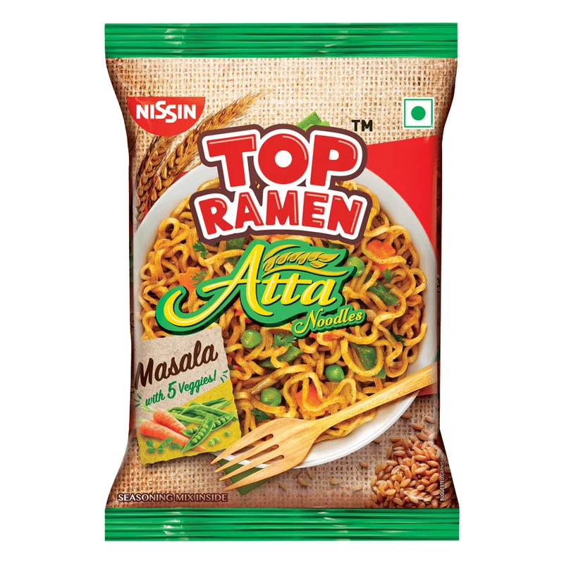 Top Ramen Masala Atta Noodles