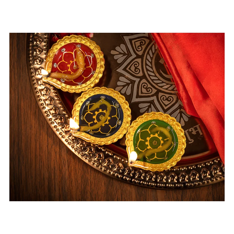 Tota Colour Diya Small