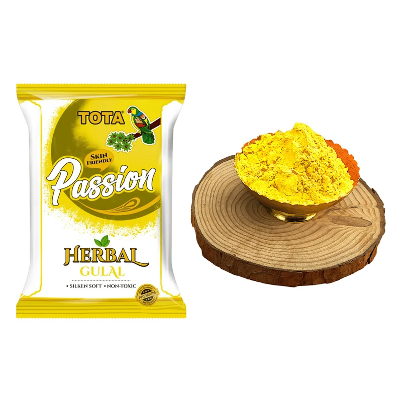 Tota Passion Herbal Gulal Neon Yellow