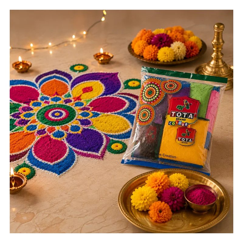 Tota Rangoli Powder Assorted Colours