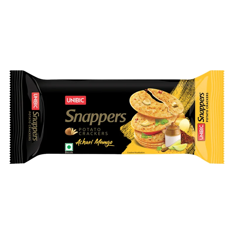 Unibic Snappers Achari Mango Potato Crackers