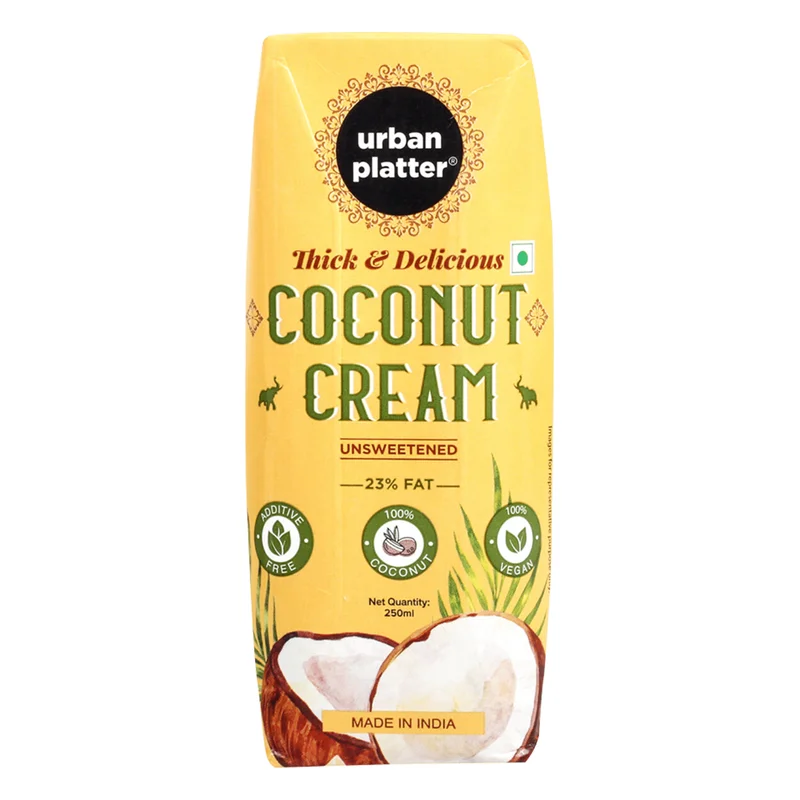 Urban Platter Unsweetened Coconut Cream