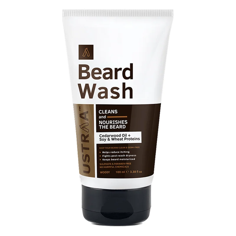 Ustraa Woody Beard Wash
