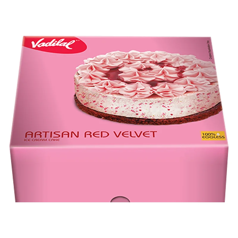 Vadilal Artisan Red Velvet Ice Cream Cake