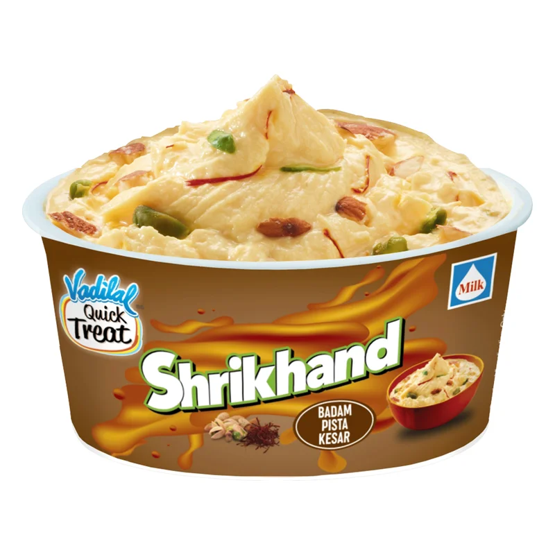 Vadilal Quick Treat Badam Pista Kesar Shrikhand