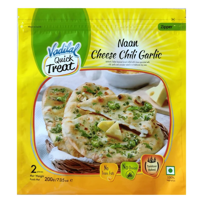 Vadilal Quick Treat Cheese Chilli Garlic Naan