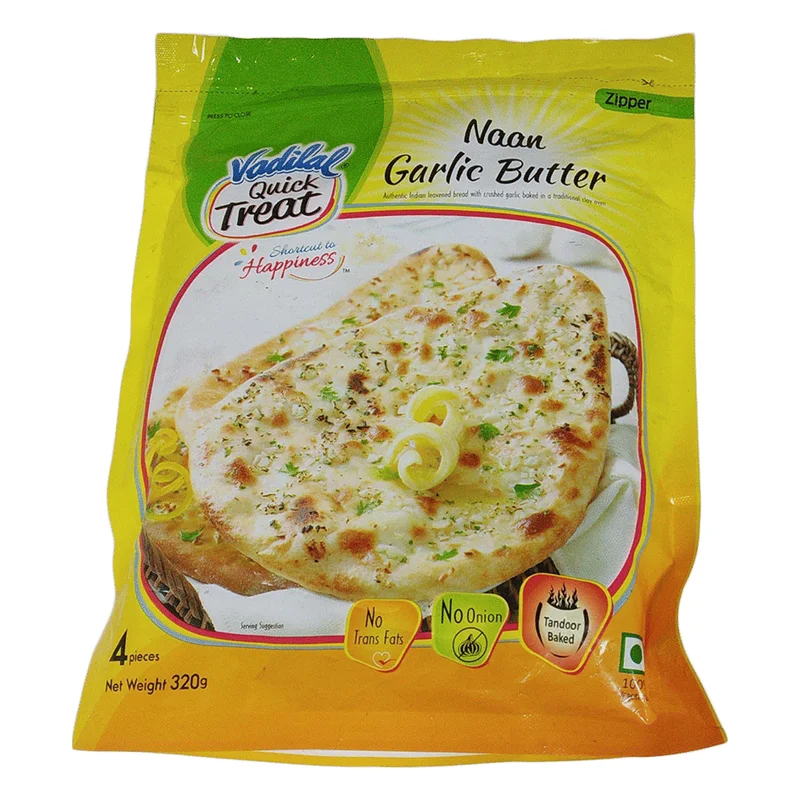 Vadilal Quick Treat Garlic Butter Naan