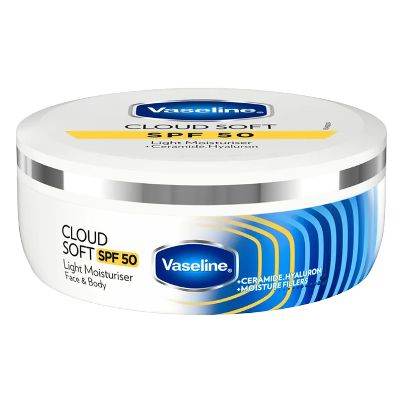 Vaseline Cloud Soft SPF 50 Light Moisturiser
