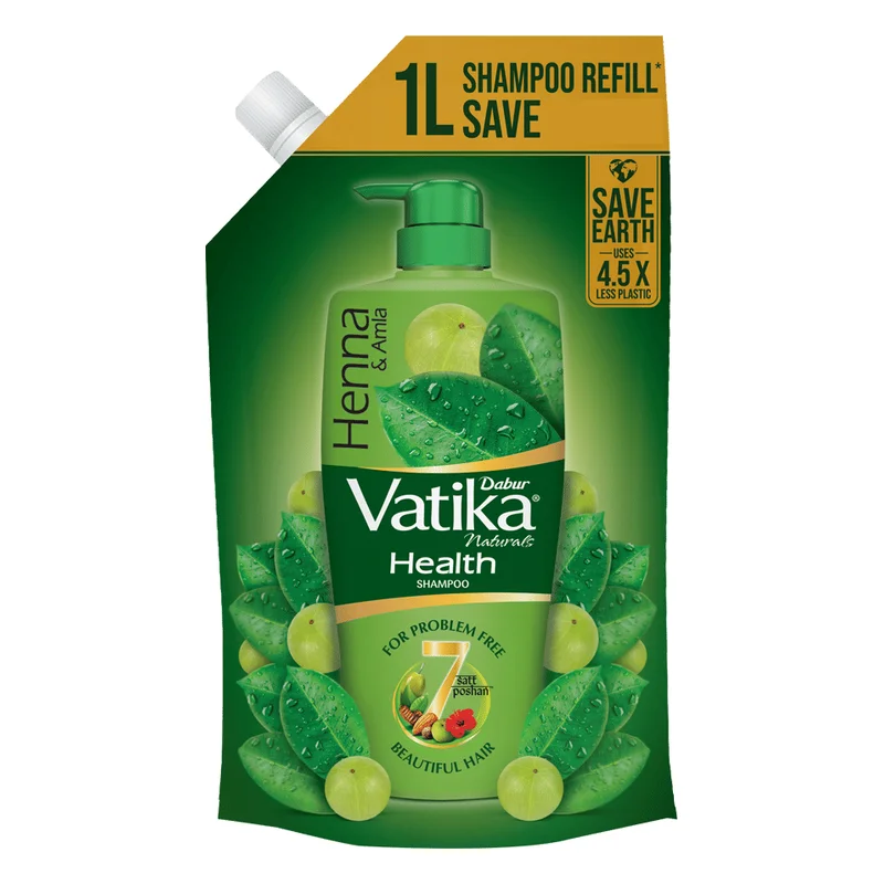 Vatika Health Shampoo Refill Pouch