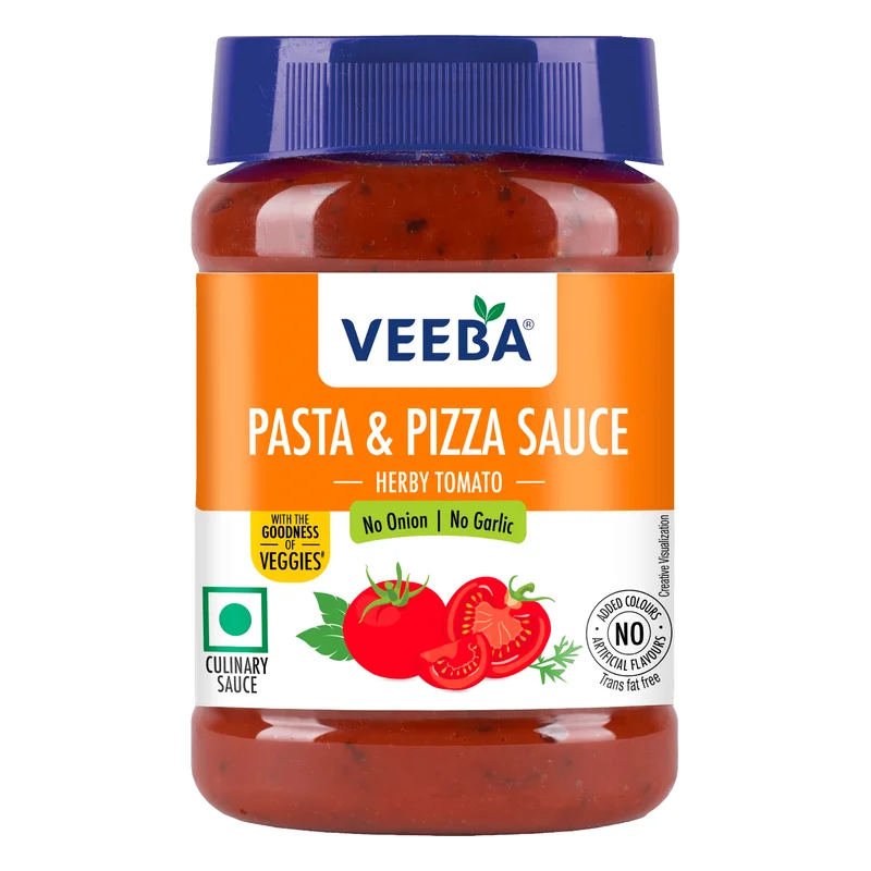 Veeba Herby Tomato Pasta & Pizza Sauce - No Onion & Garlic