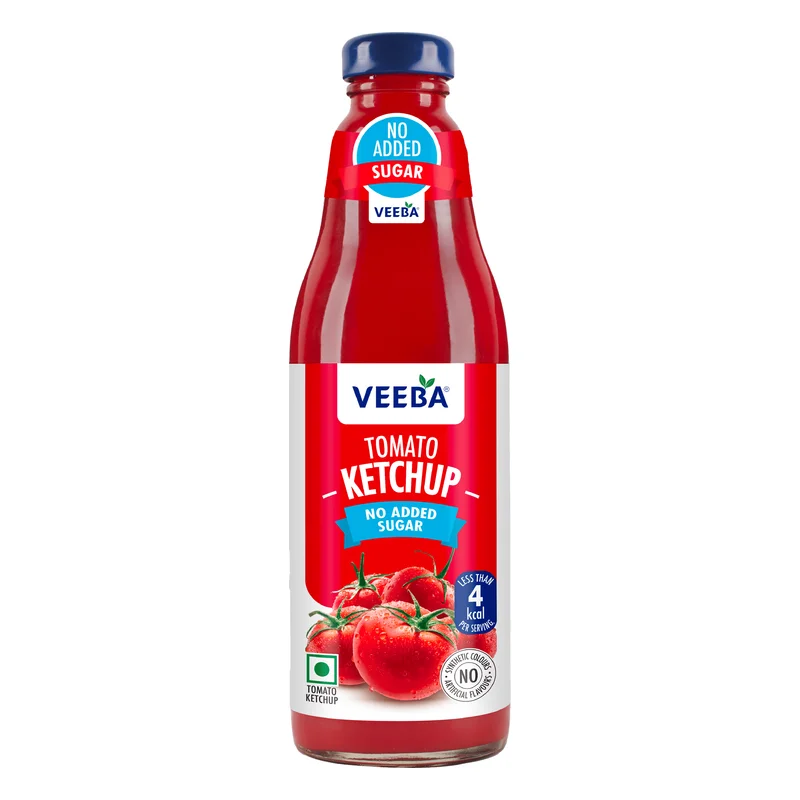 Veeba Tomato Ketchup - No Added Sugar
