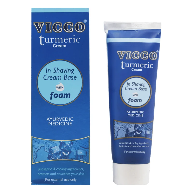 Vicco Turmeric Antiseptic Cream in Shaving Cream Base