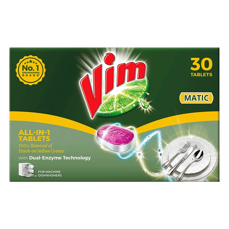 Vim Matic All-In-1 Dishwasher Tablets