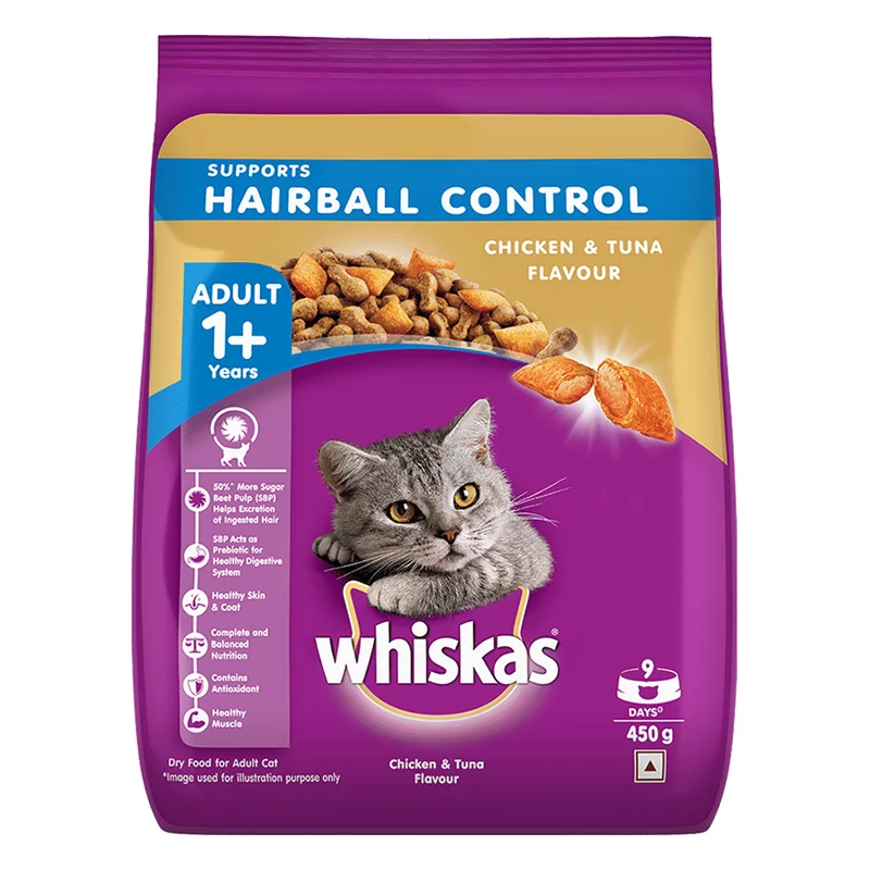 Whiskas Adult Dry Cat Food - Hairball Control