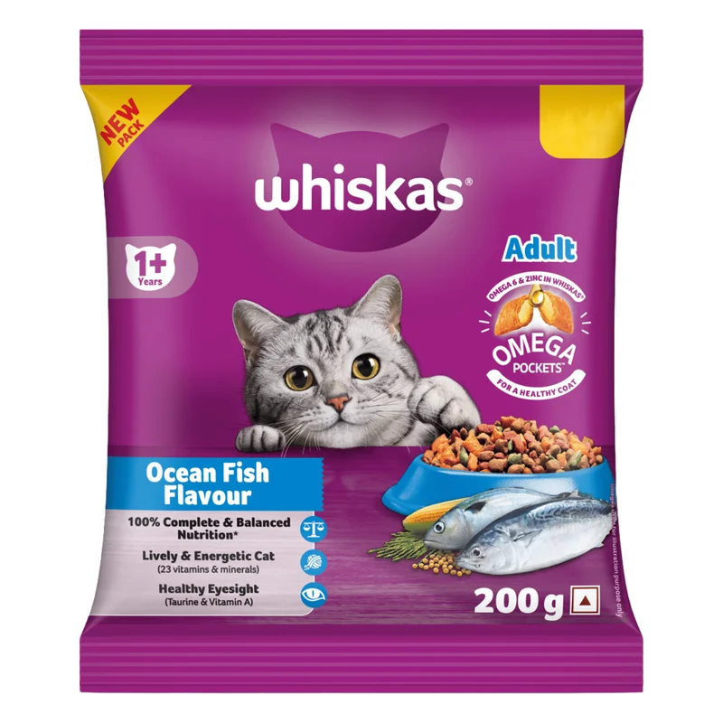 Whiskas Adult Dry Cat Food - Ocean Fish