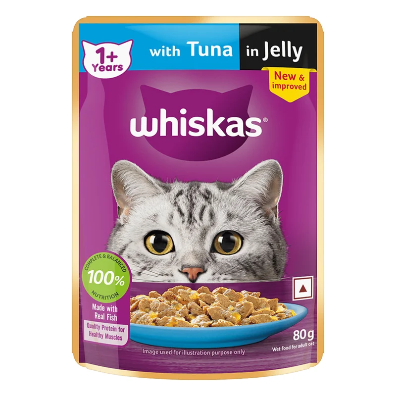 Whiskas Adult Wet Cat Food - Tuna in Jelly