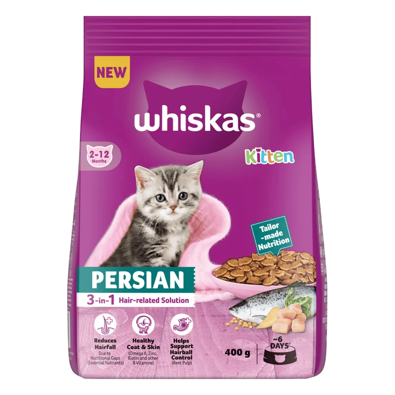 Whiskas Persian Kitten Dry Cat Food