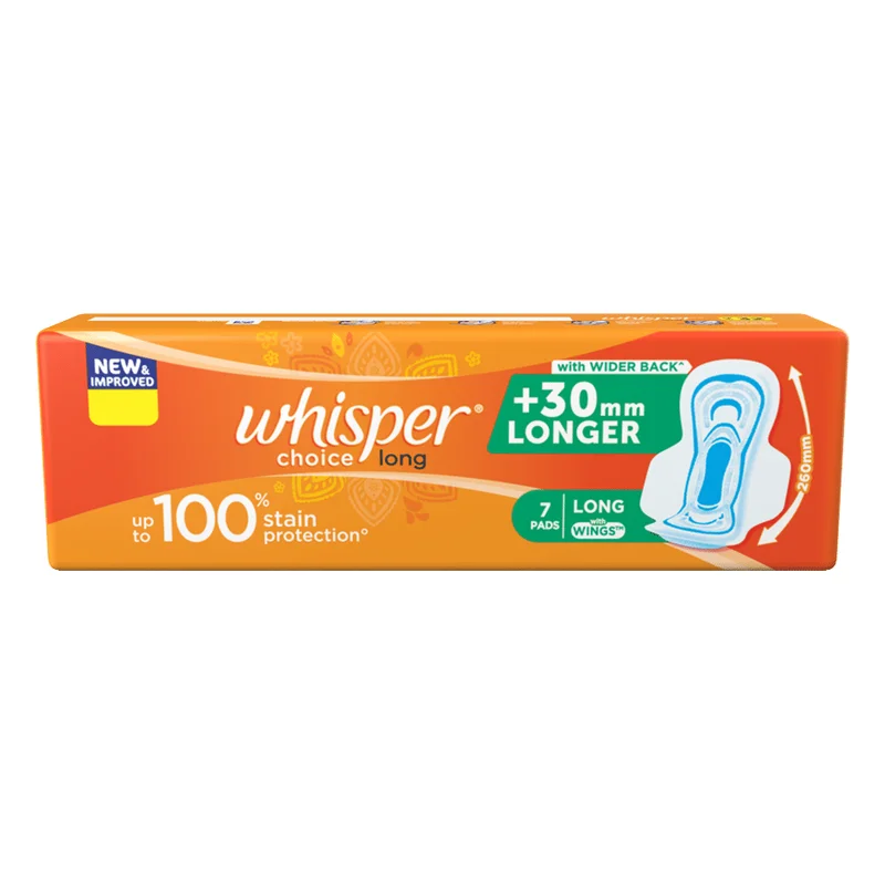 Whisper Choice Long Sanitary Pads