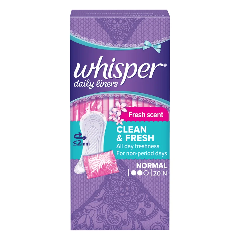 Whisper Clean & Fresh Daily Panty Liners