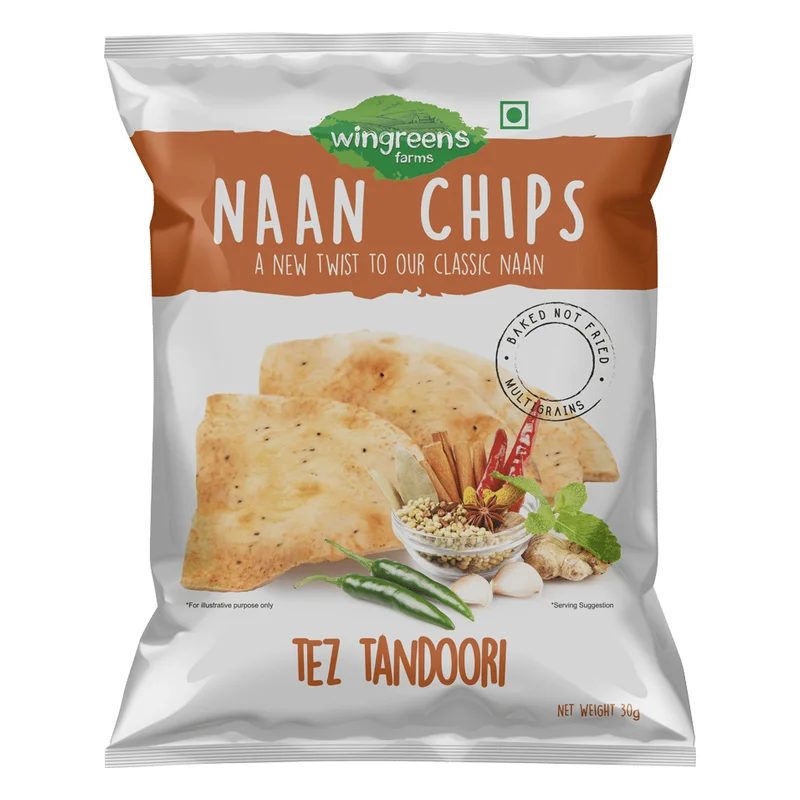 Wingreens Farms Naan Chips - Tez Tandoori