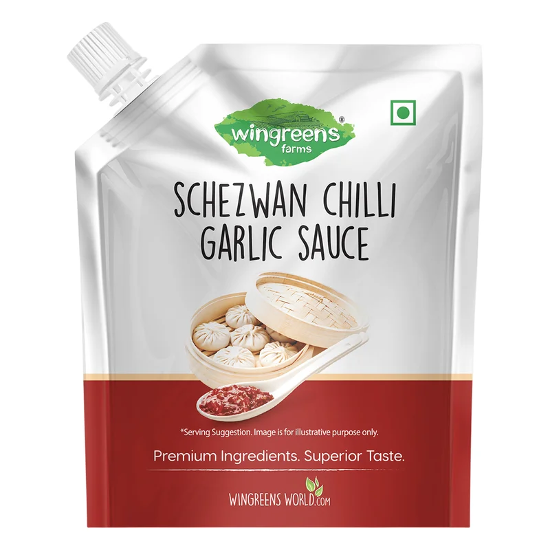 Wingreens Farms Schezwan Chilli Garlic Sauce Pouch