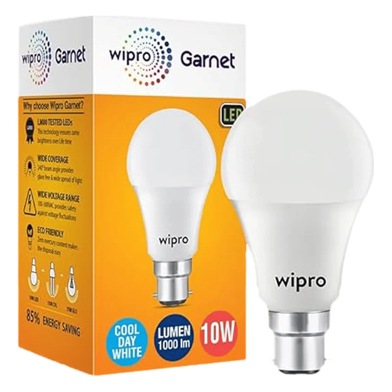 Wipro Garnet LED Bulb 10W Cool Day White
