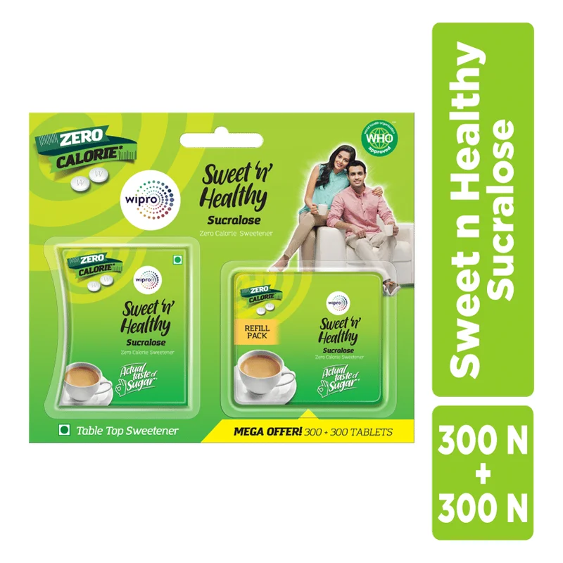 Wipro Sweet n Healthy Sucralose Sweetener Tablets
