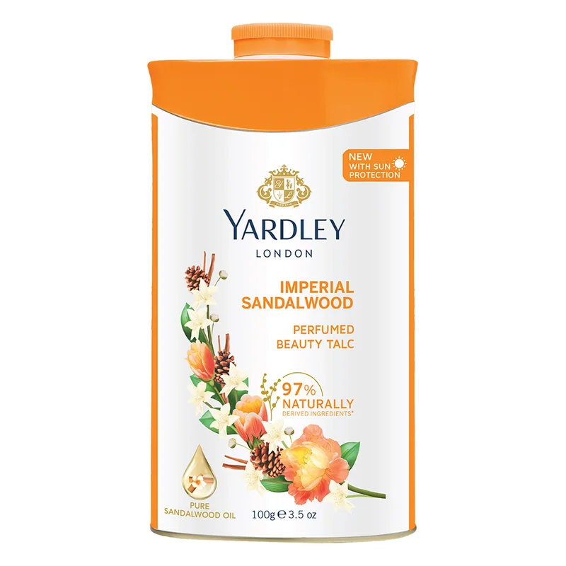 Yardley London Imperial Sandalwood Perfumed Talc