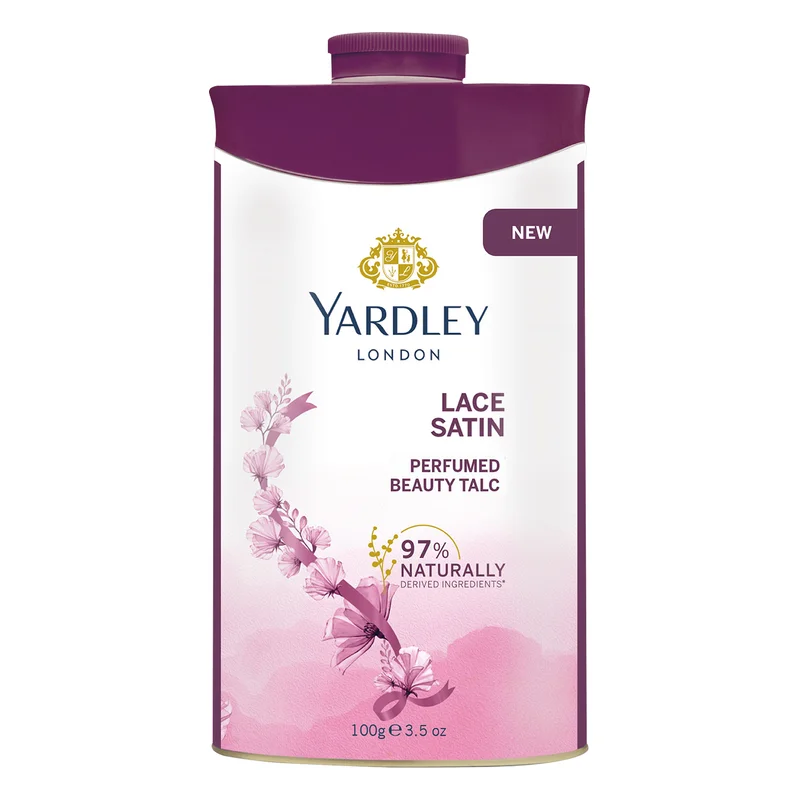 Yardley London Lace Satin Perfumed Talc