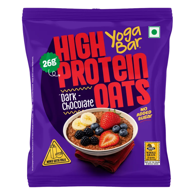 Yoga Bar 26g High Protein Oats - Dark Chocolate