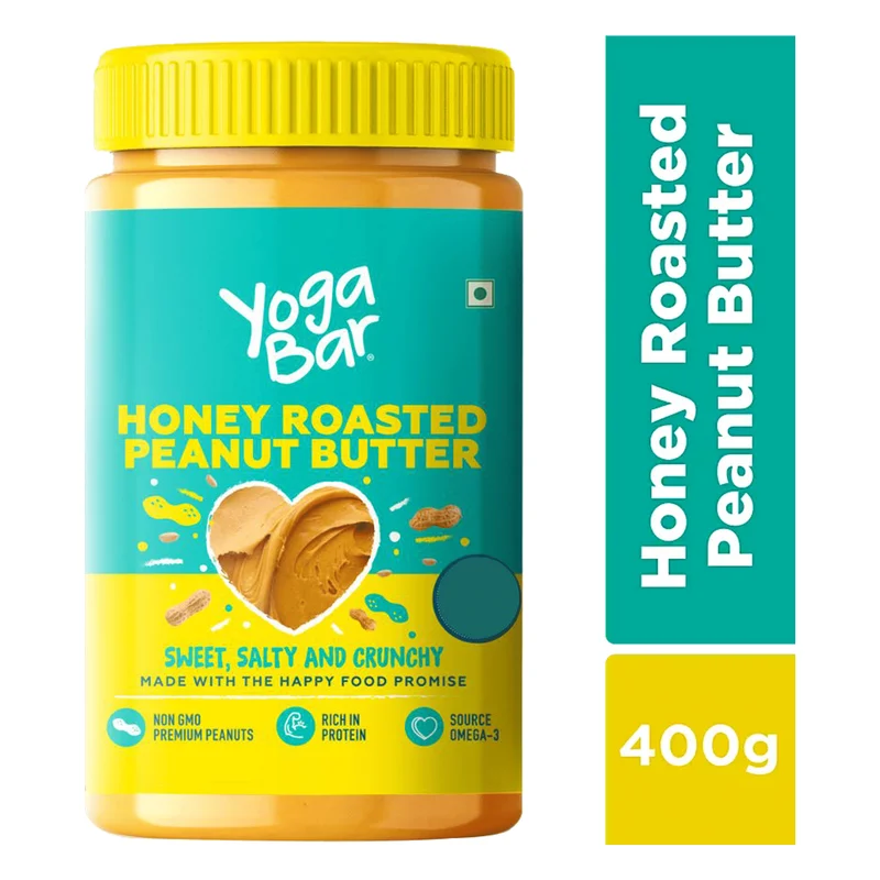 Yoga Bar Honey Roasted Peanut Butter - Crunchy