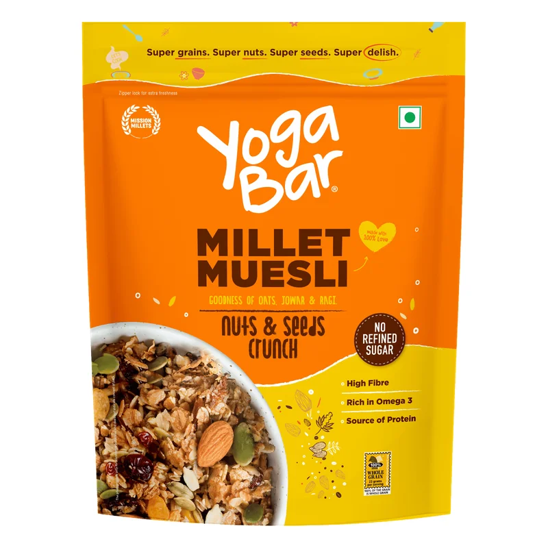 Yoga Bar Nuts & Seeds Crunch Millet Muesli